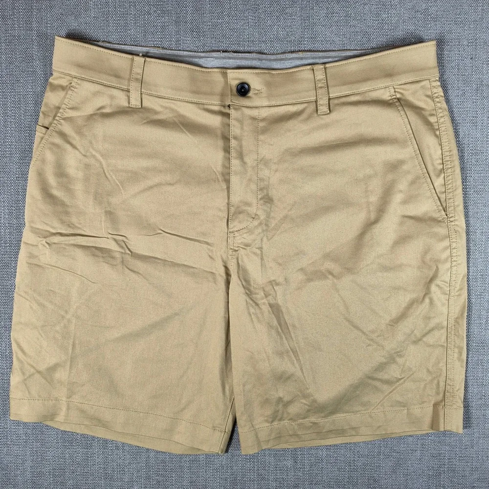 4 Pack! Nike Grip Waist Chino Shorts Mens 36/7 Tan Grey Black Stretch Dri-FIT